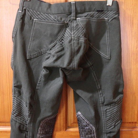 Gho Dho Green Riding Breeches Pants Skinny 28 Equestrian - Picture 10 of 15